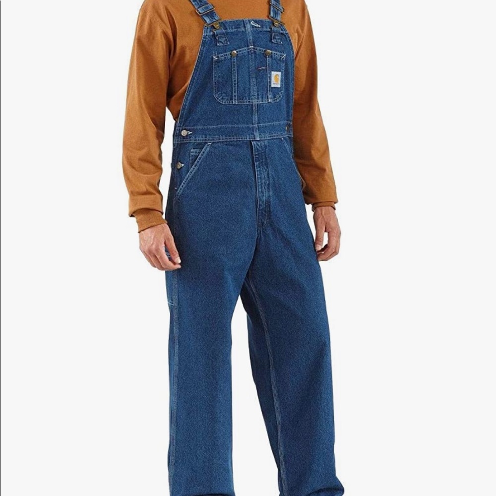 Men’s Carhartt denim overalls size 30x34 never worn